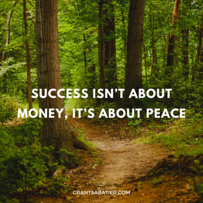 Money is not the goal. It is merely a means to an end. The goal is  financial independence and the ability to live completely on your own  terms. - Thread from Kenny